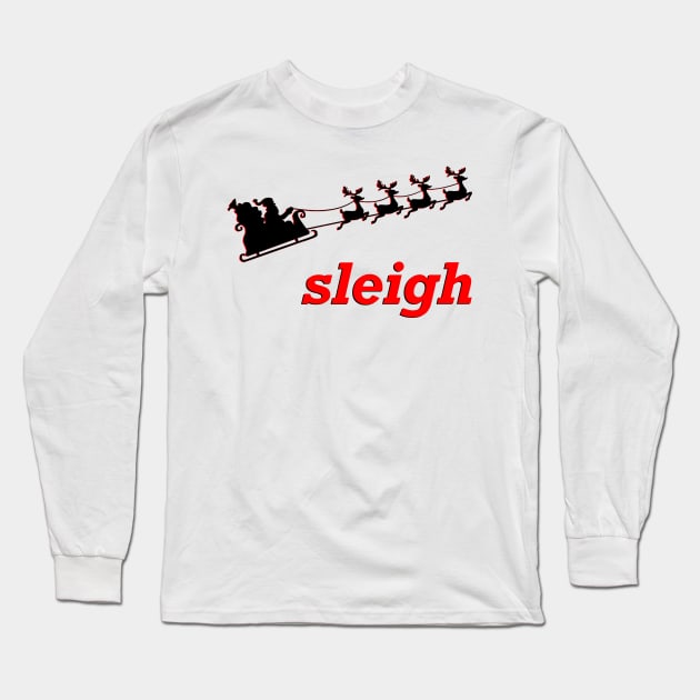 Sleigh Long Sleeve T-Shirt by IdenticalExposure